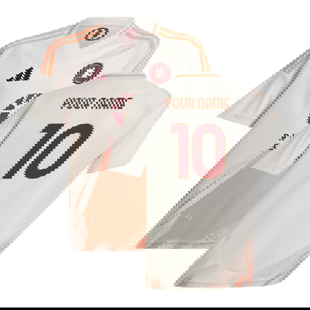 2024-2025 Roma Away Shirt (Kids) (Your Name)