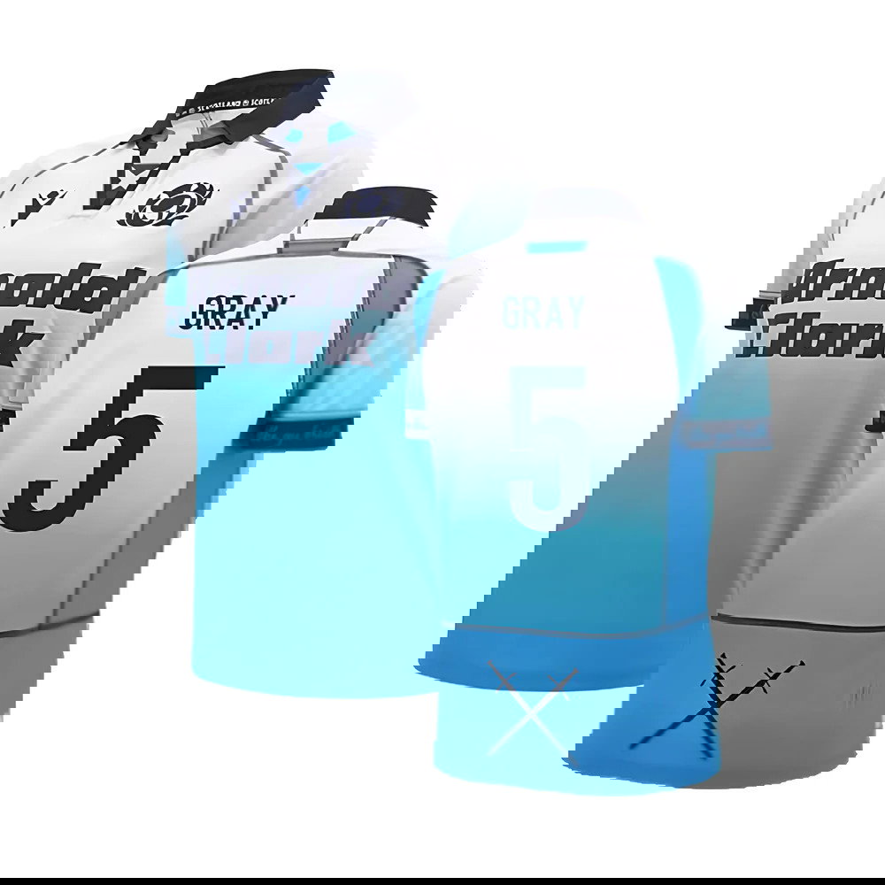 2024-2025 Scotland Rugby Away Replica Shirt (Womens) (Gray 5)