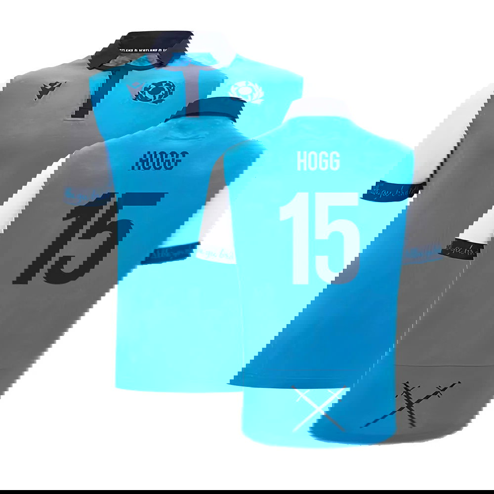 2024-2025 Scotland Rugby Away SS Cotton Shirt (Kids) (Hogg 15)