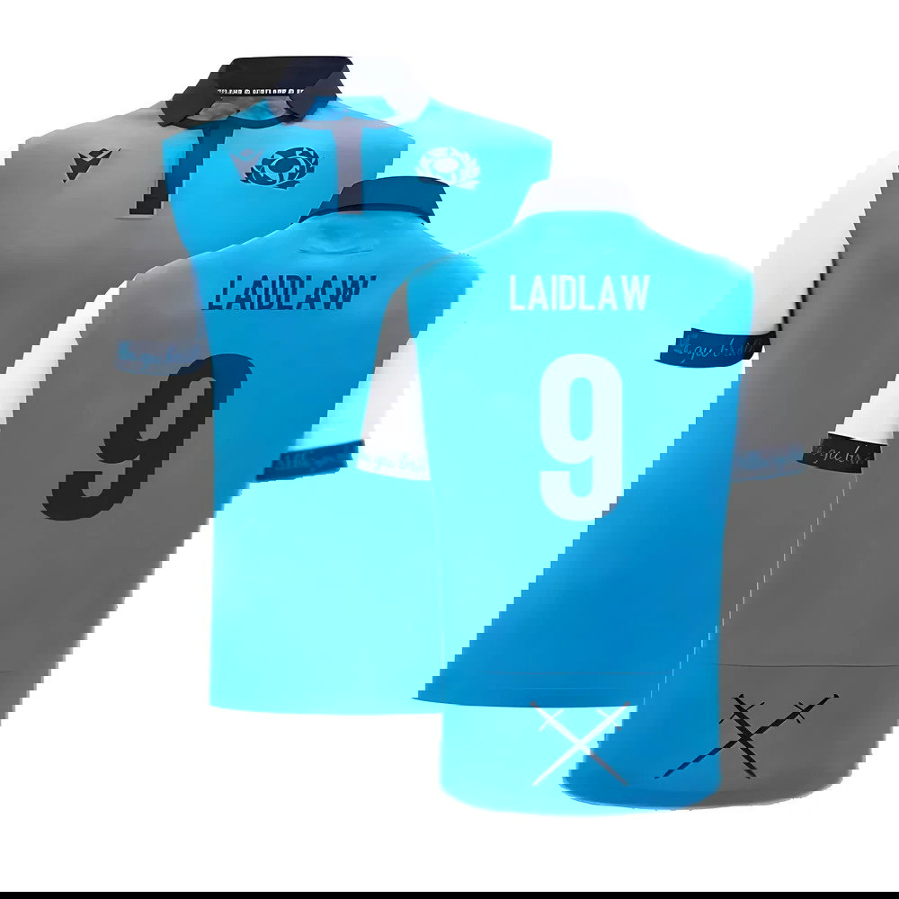 2024-2025 Scotland Rugby Away SS Cotton Shirt (Kids) (Laidlaw 9)