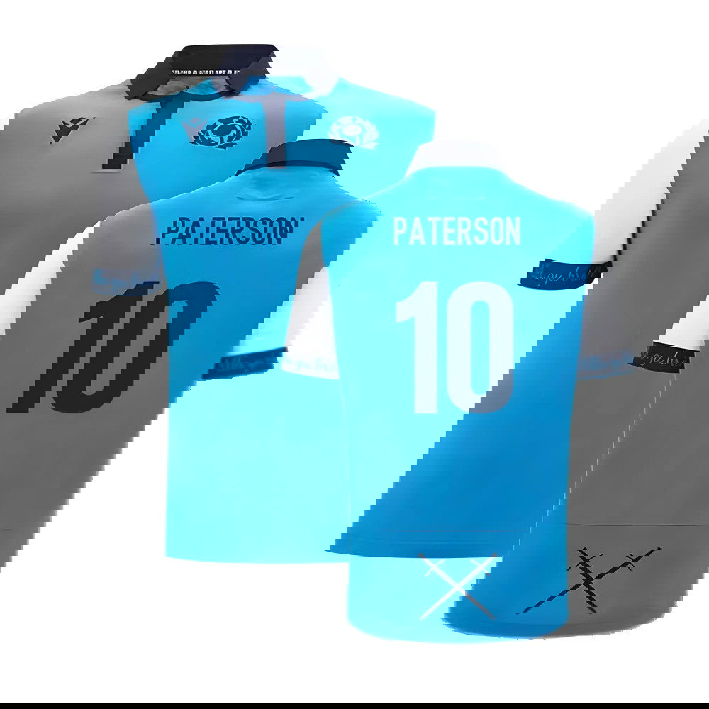 2024-2025 Scotland Rugby Away SS Cotton Shirt (Kids) (Paterson 10)