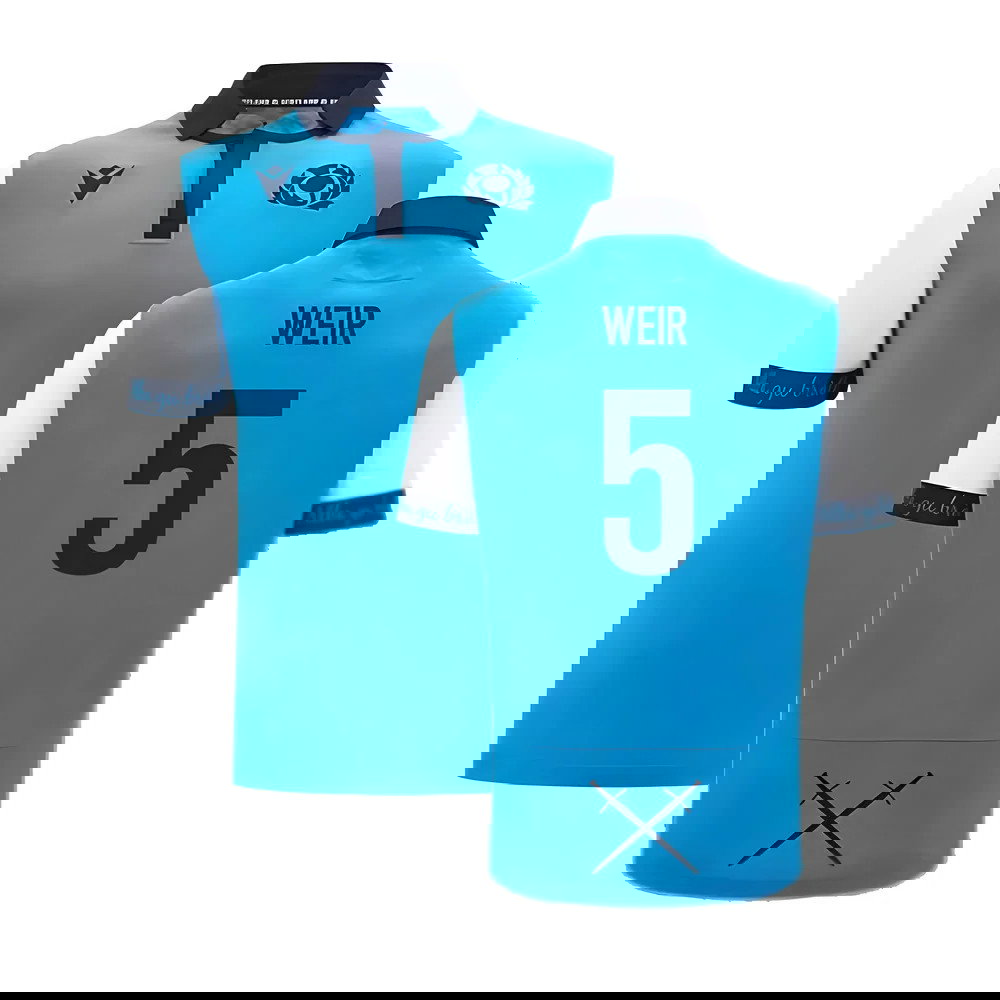 2024-2025 Scotland Rugby Away SS Cotton Shirt (Kids) (Weir 5)