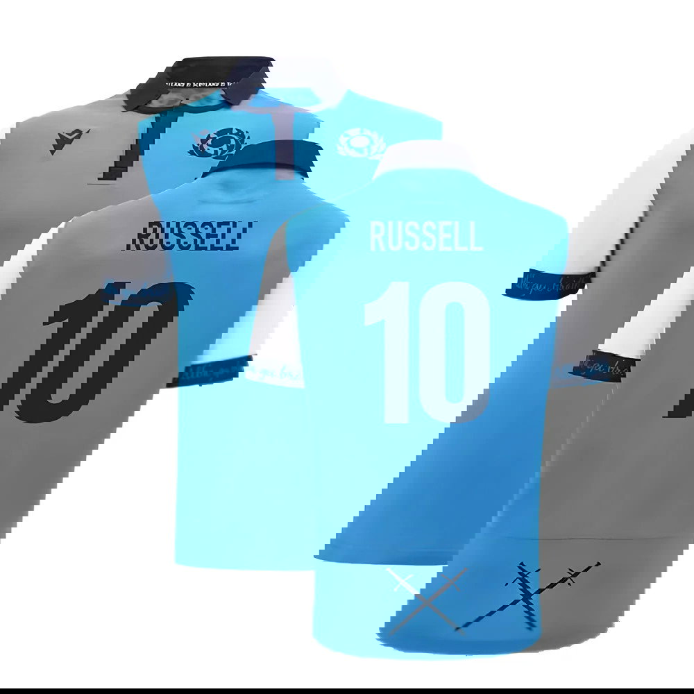 2024-2025 Scotland Rugby Away SS Cotton Shirt (Russell 10)