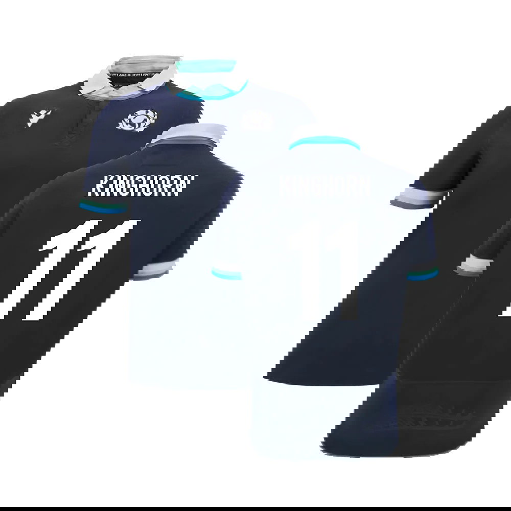 2024-2025 Scotland Rugby Home SS Cotton Shirt (Kids) (Kinghorn 11)