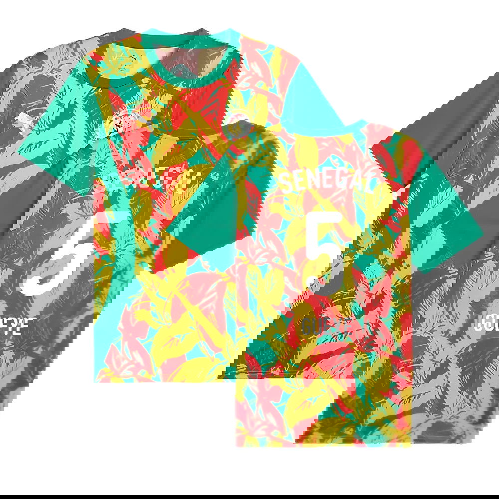 2024-2025 Senegal Prematch SS Jersey (Green) (Gueye 5)