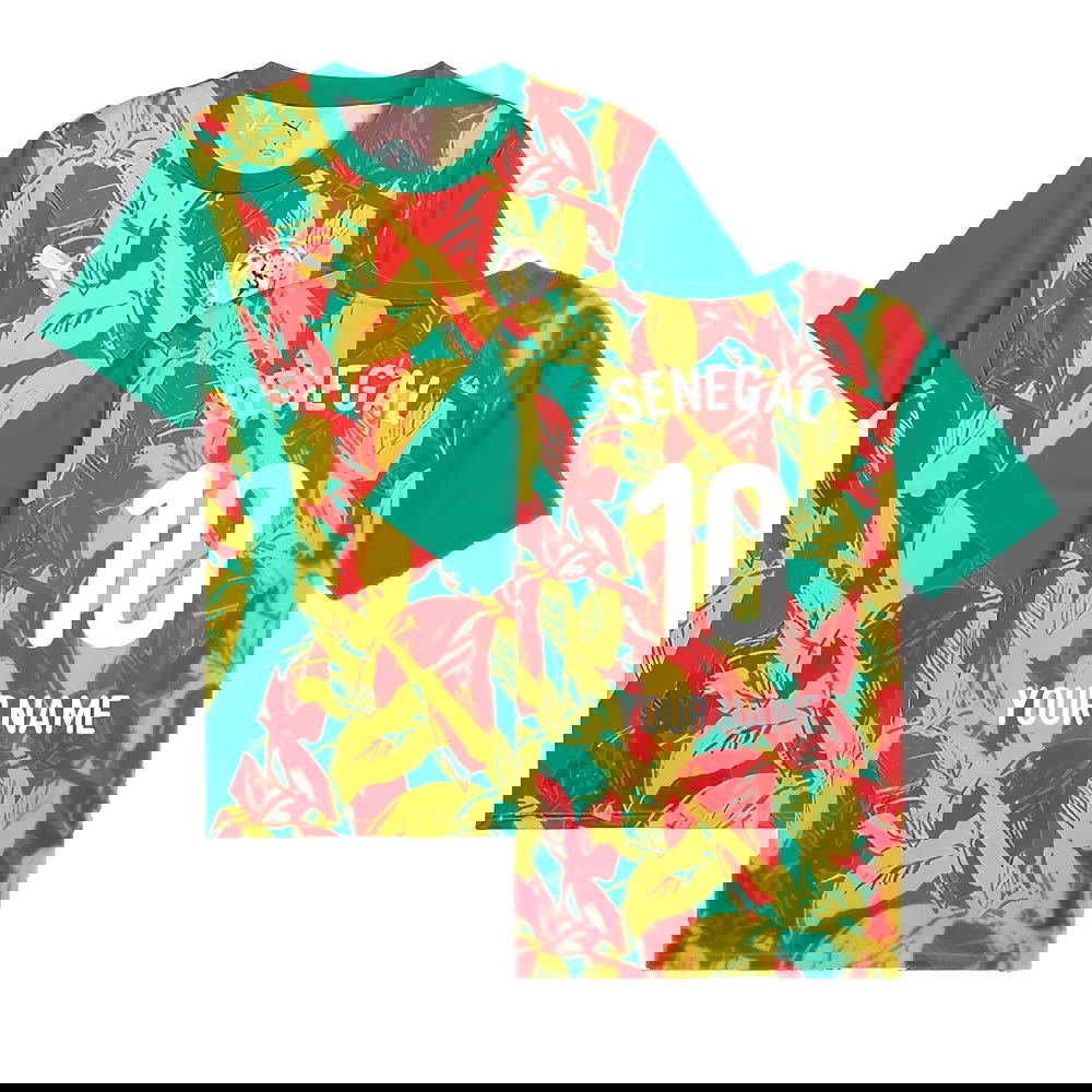 2024-2025 Senegal Prematch SS Jersey (Green) (Your Name)