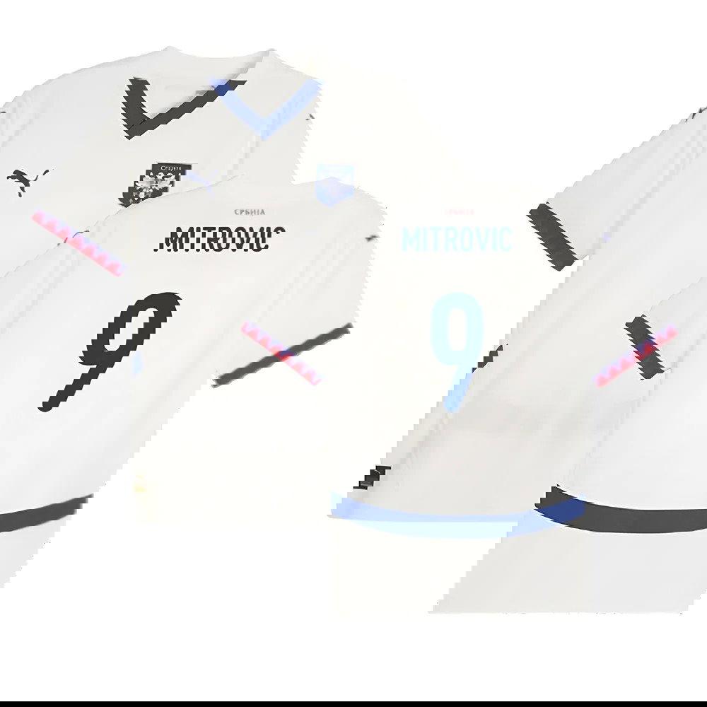 2024-2025 Serbia Away Shirt (Mitrovic 9)