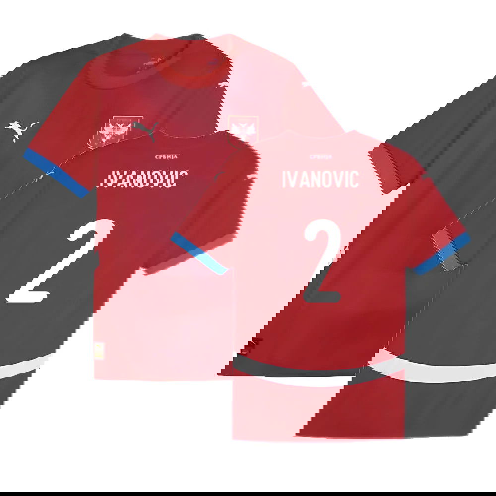 2024-2025 Serbia Home Shirt (Ivanovic 2)