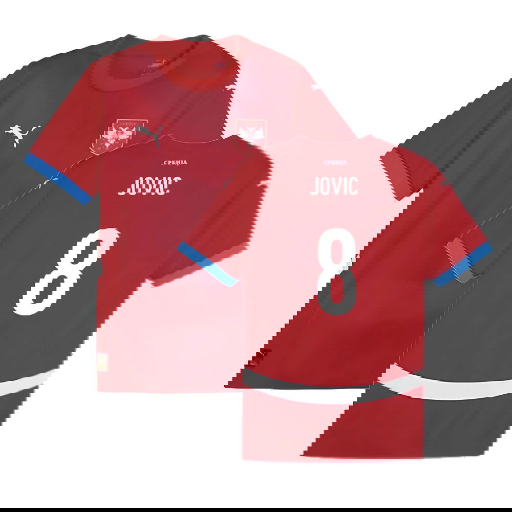 2024-2025 Serbia Home Shirt (Jovic 8)