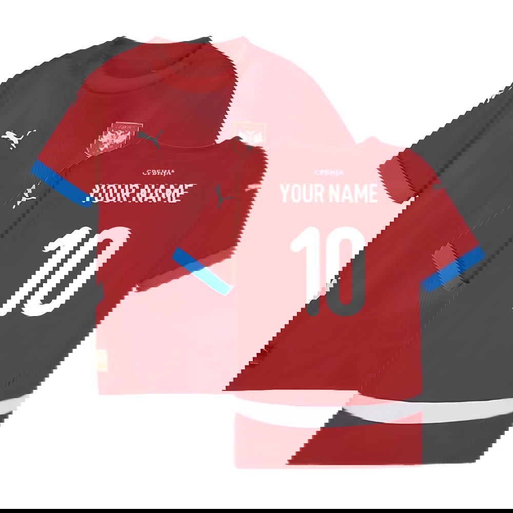 2024-2025 Serbia Home Shirt (Kids) (Your Name)