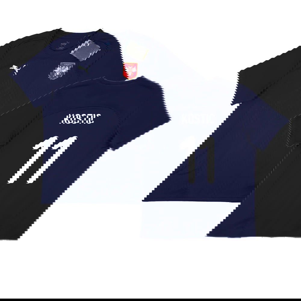 2024-2025 Serbia Training Jersey (Navy) (Kostic 11)