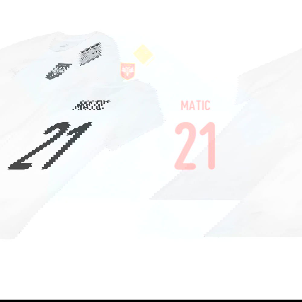 2024-2025 Serbia Training Jersey (White) (Matic 21)