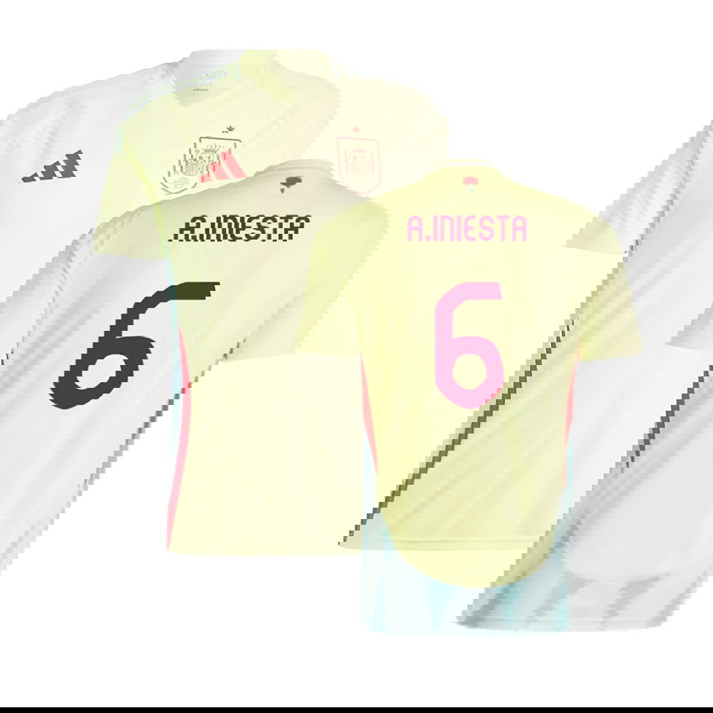 2024-2025 Spain Away Shirt (A.Iniesta 6)
