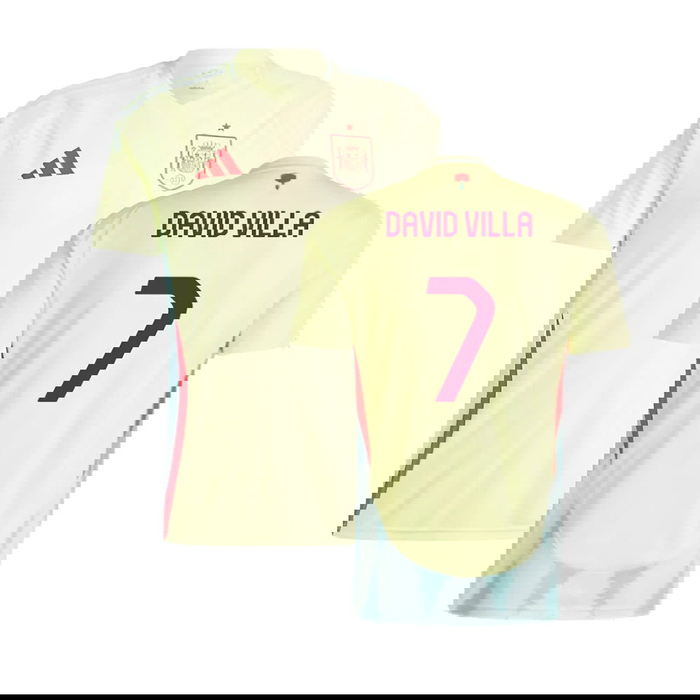 2024-2025 Spain Away Shirt (David Villa 7)