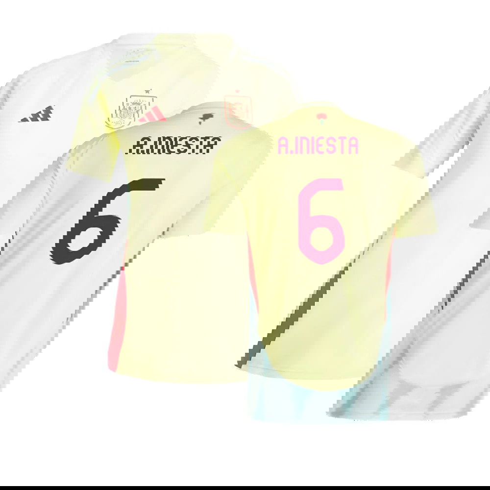 2024-2025 Spain Away Shirt (Ladies) (A.Iniesta 6)