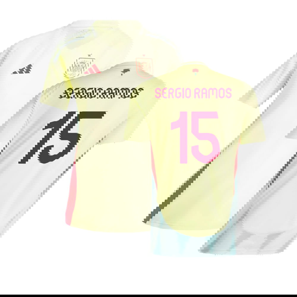 2024-2025 Spain Away Shirt (Ladies) (Sergio Ramos 15)
