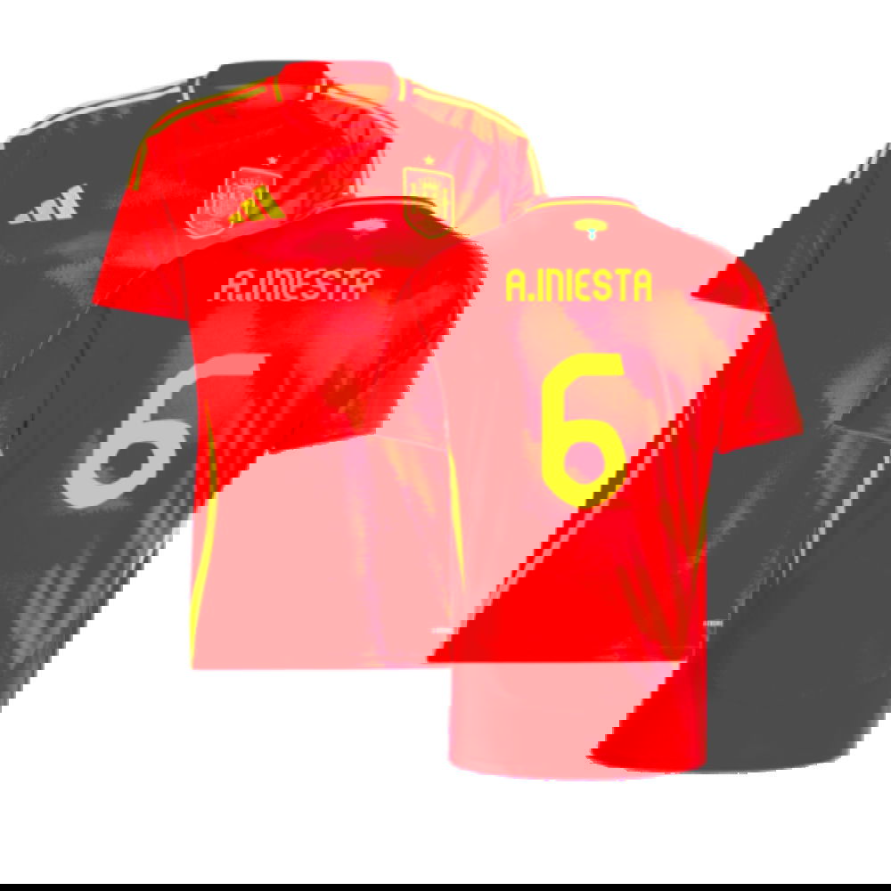 2024-2025 Spain Home Shirt (A.Iniesta 6)