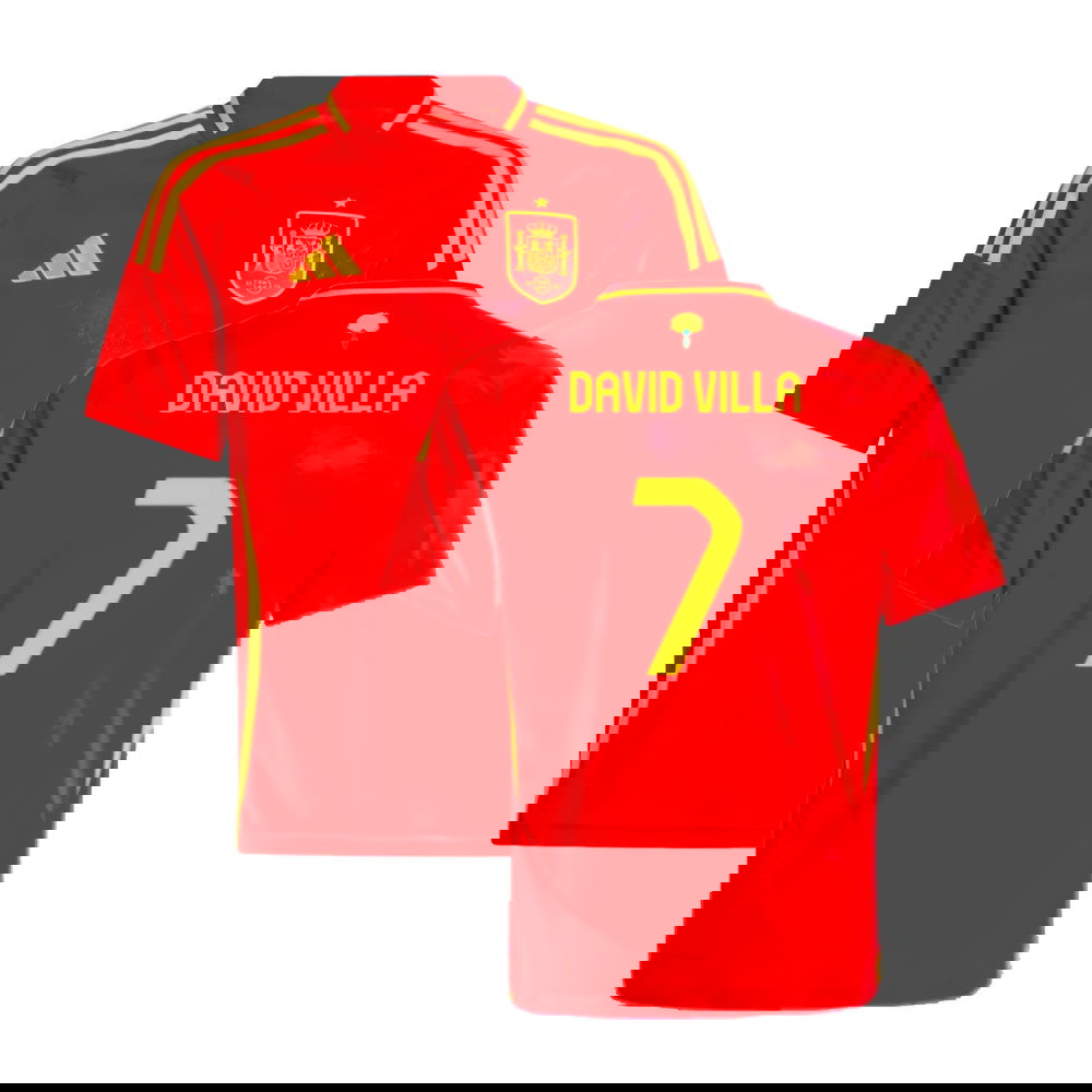 2024-2025 Spain Home Shirt (Kids) (David Villa 7)