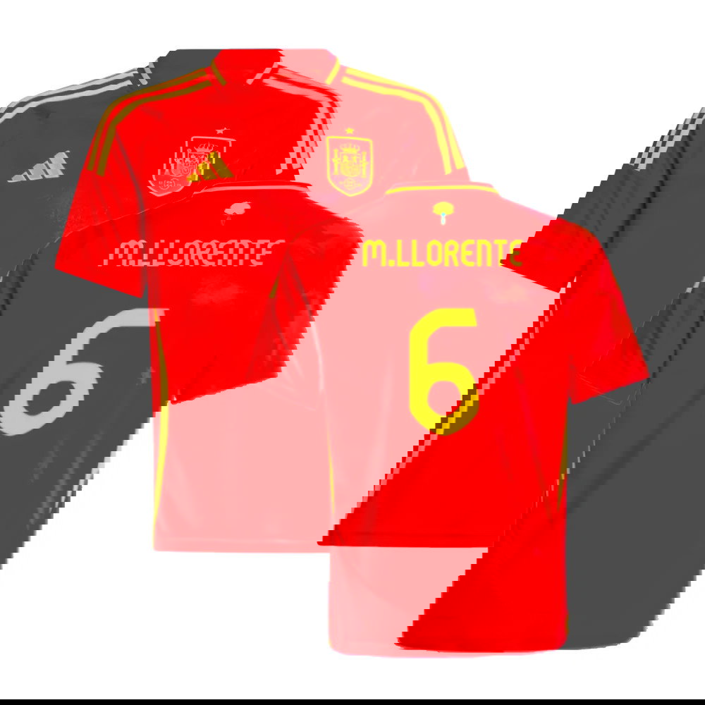2024-2025 Spain Home Shirt (Kids) (M.Llorente 6)