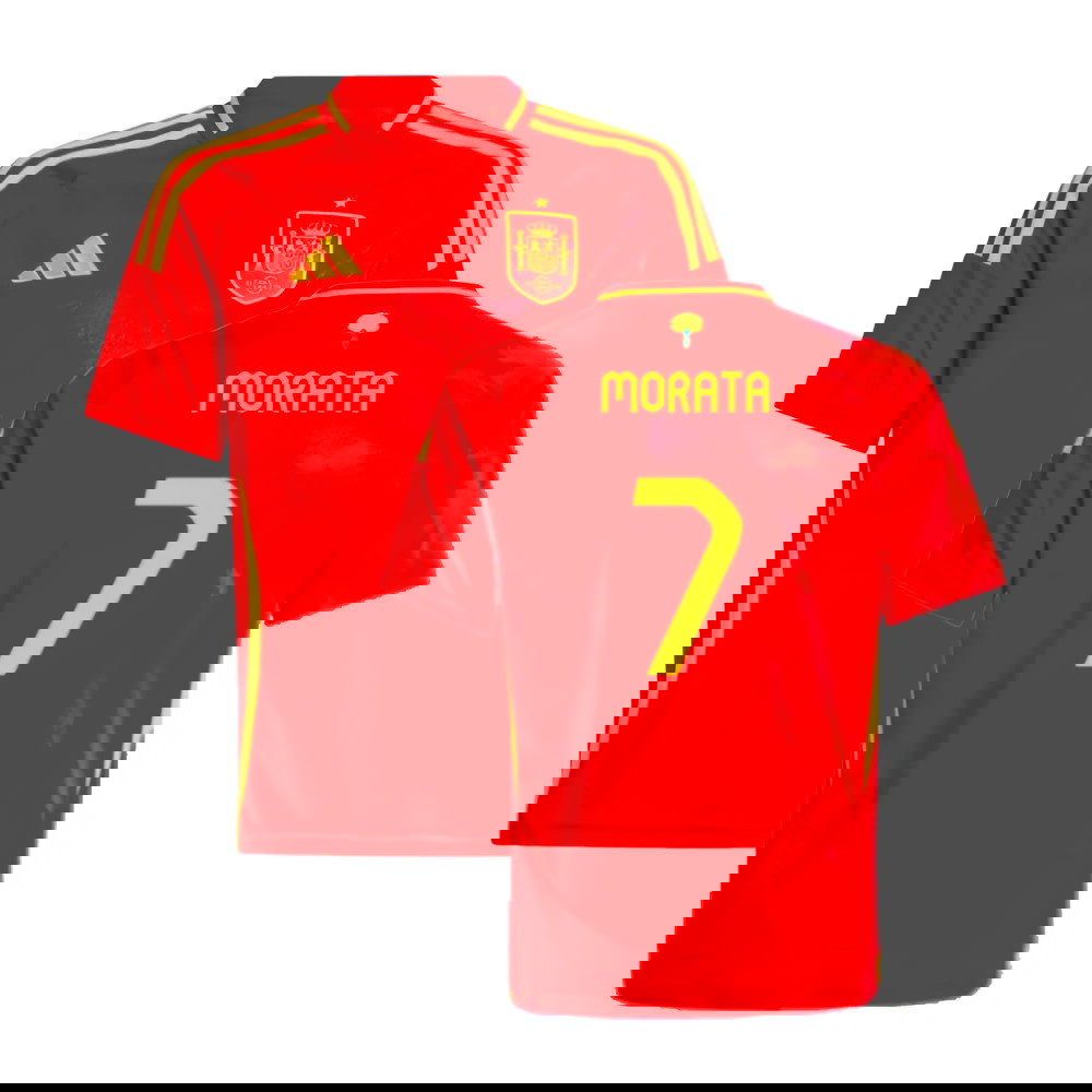 2024-2025 Spain Home Shirt (Kids) (Morata 7)