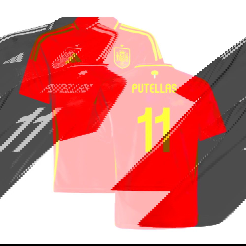 2024-2025 Spain Home Shirt (Kids) (Putellas 11)