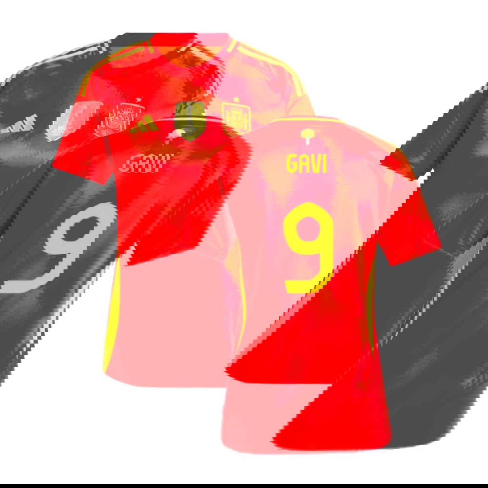 2024-2025 Spain Home Shirt (Ladies) (Gavi 9)
