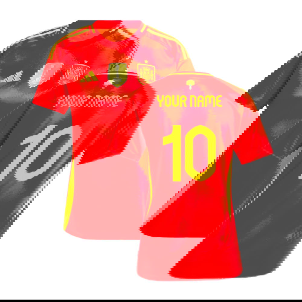 2024-2025 Spain Home Shirt (Ladies) (Your Name)