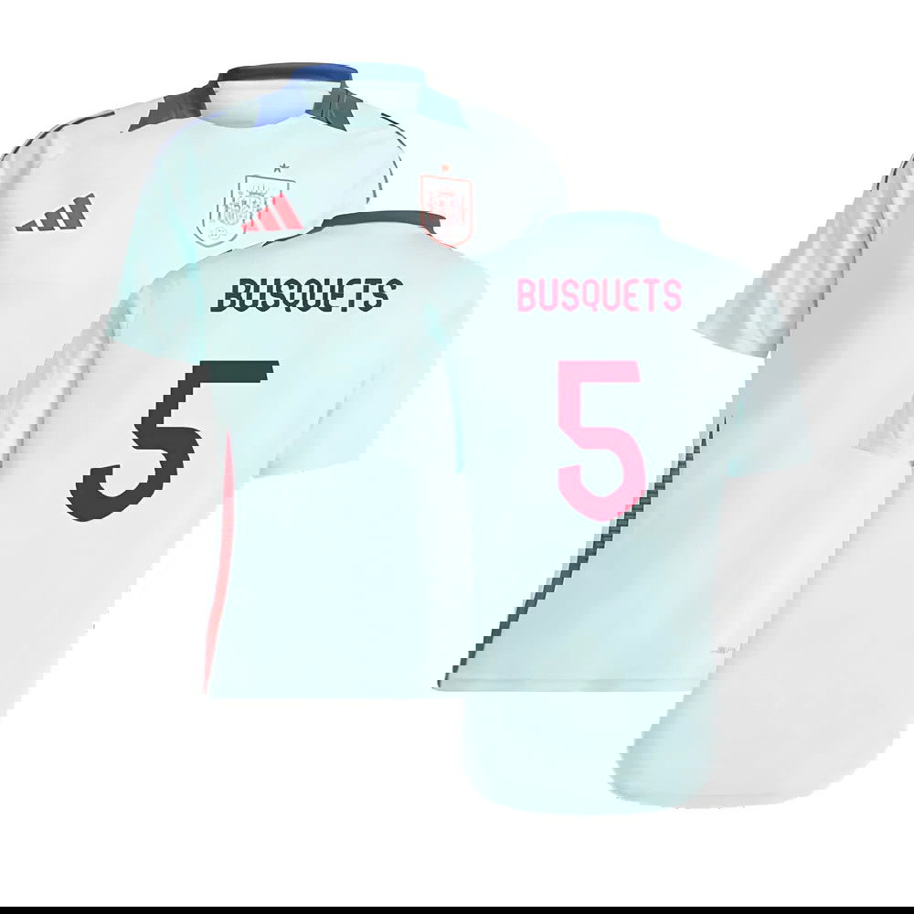 2024-2025 Spain Training Jersey (Halo Mint) (Busquets 5)