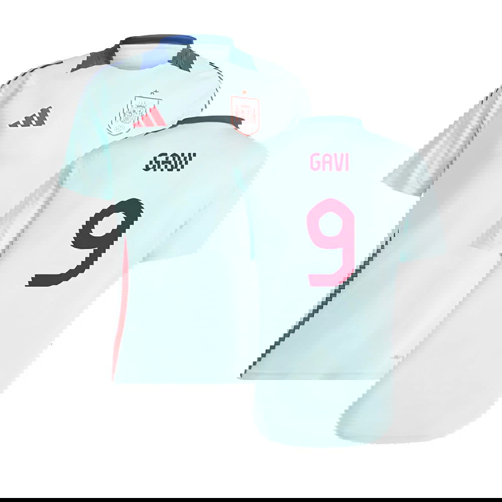 2024-2025 Spain Training Jersey (Halo Mint) (Gavi 9)