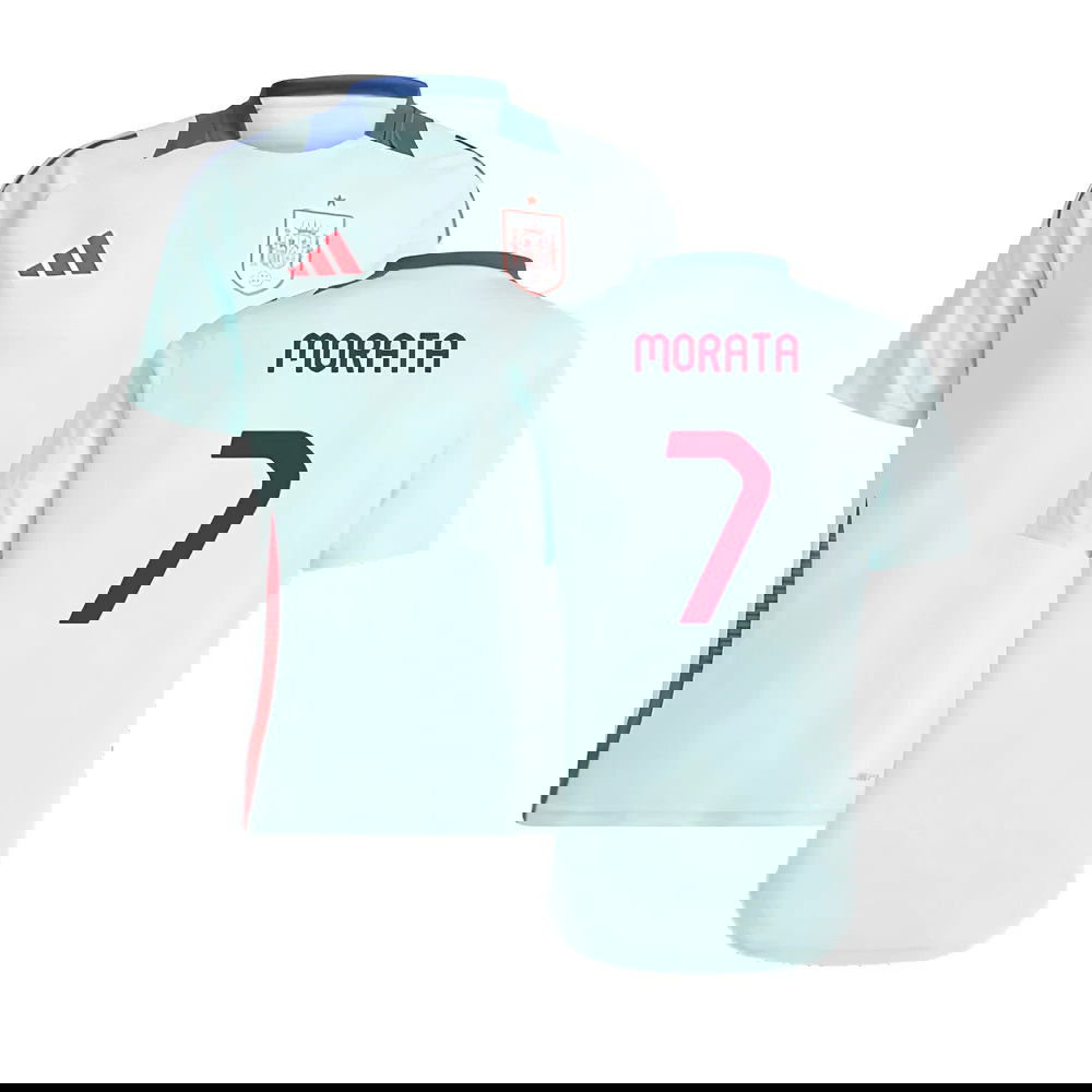 2024-2025 Spain Training Jersey (Halo Mint) (Morata 7)