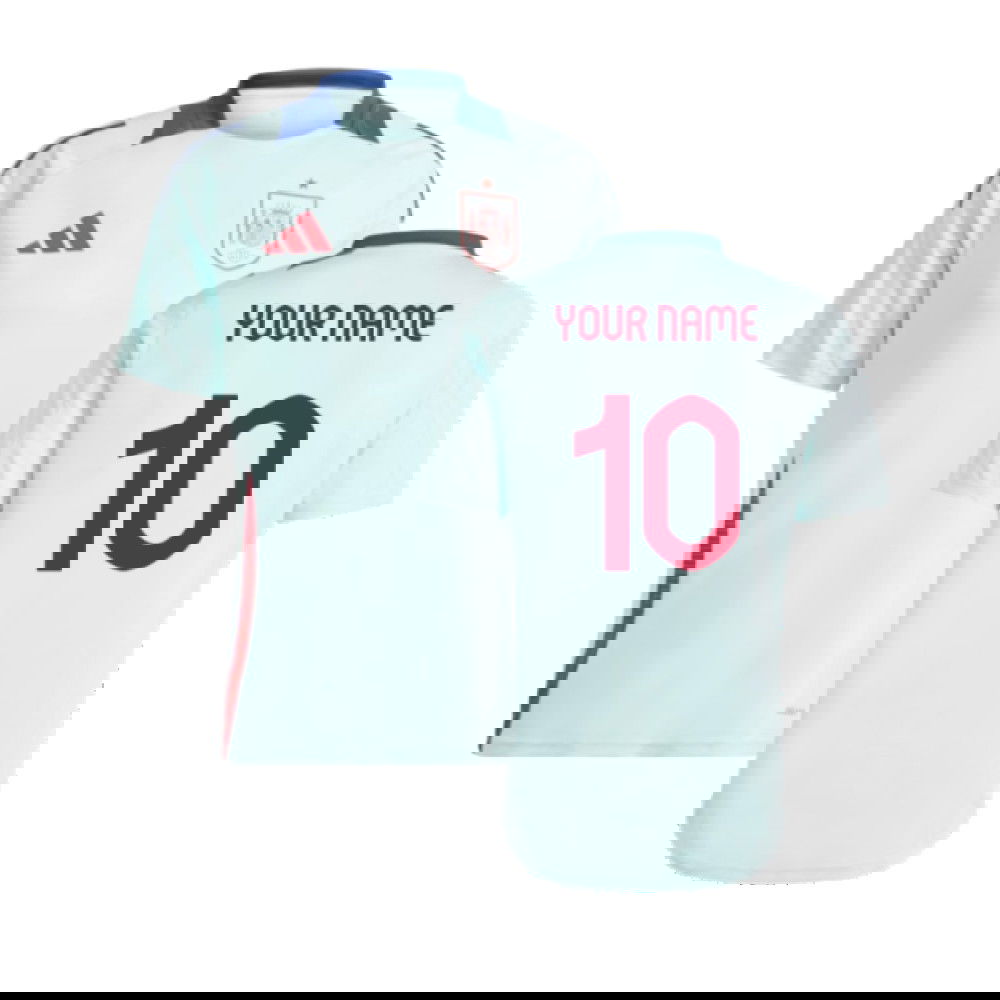 2024-2025 Spain Training Jersey (Halo Mint) (Your Name)