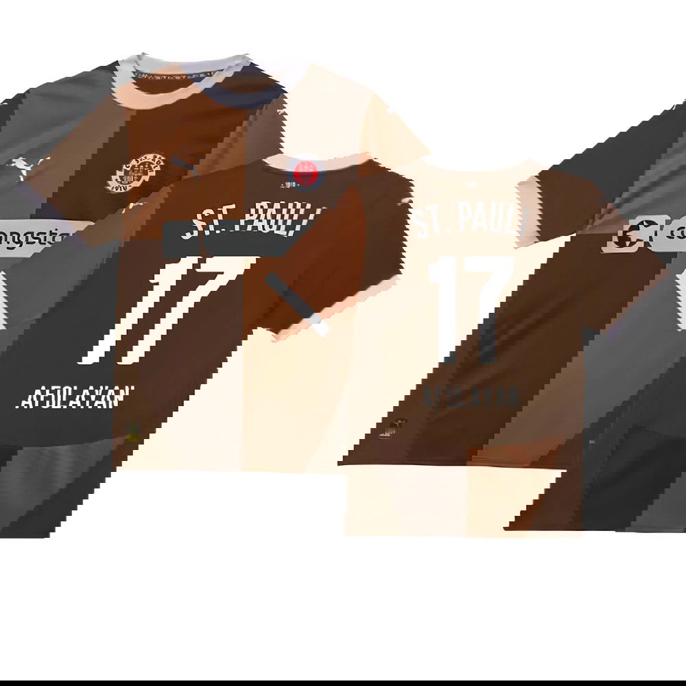2024-2025 St Pauli Home Shirt (Afolayan 17)