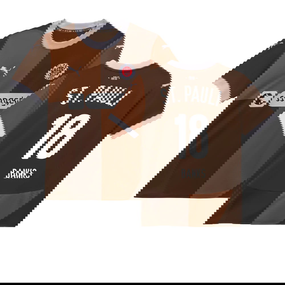 2024-2025 St Pauli Home Shirt (Kids) (Banks 18)