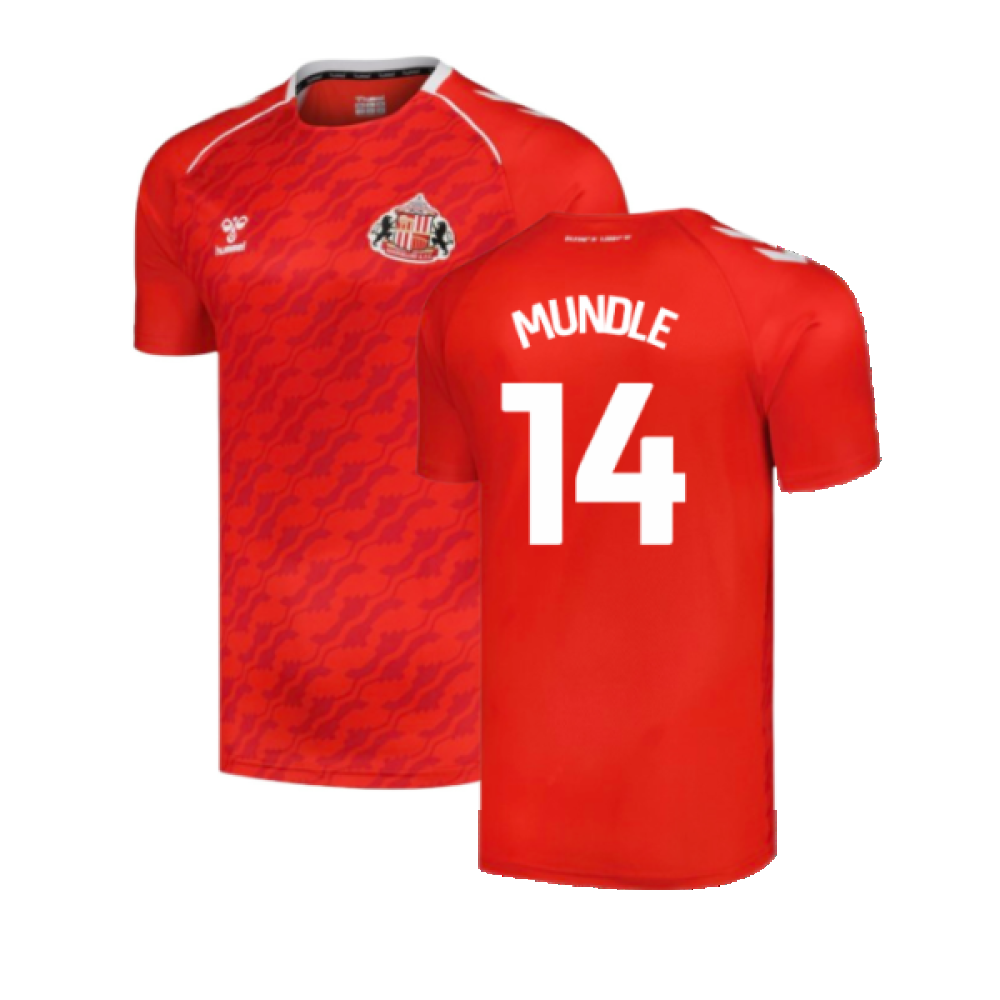 2024-2025 Sunderland Home Pre-Match Shirt (Red) (Mundle 14)