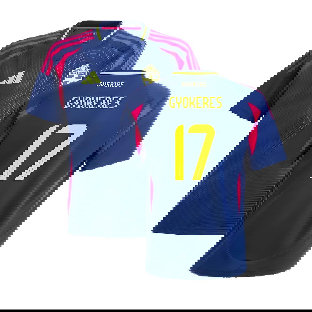 2024-2025 Sweden Away Shirt (Kids) (GYOKERES 17)