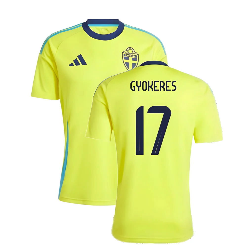 2024-2025 Sweden Home Fan Shirt (GYOKERES 17)
