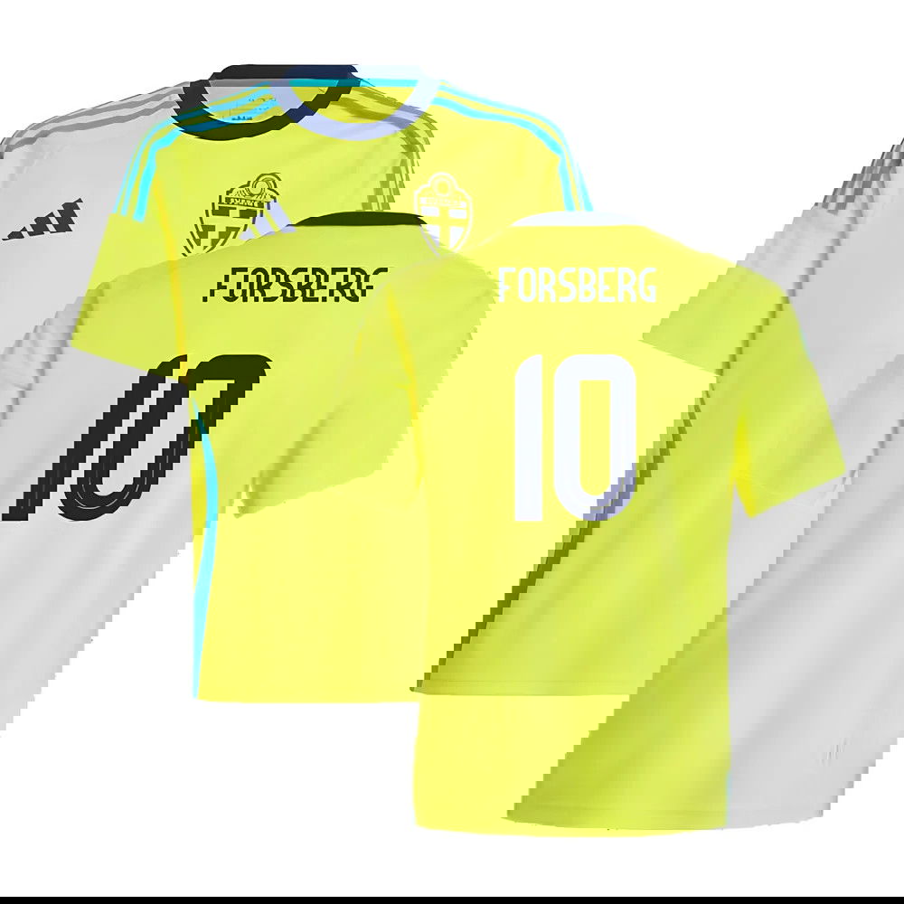 2024-2025 Sweden Home Fan Shirt (Kids) (FORSBERG 10)
