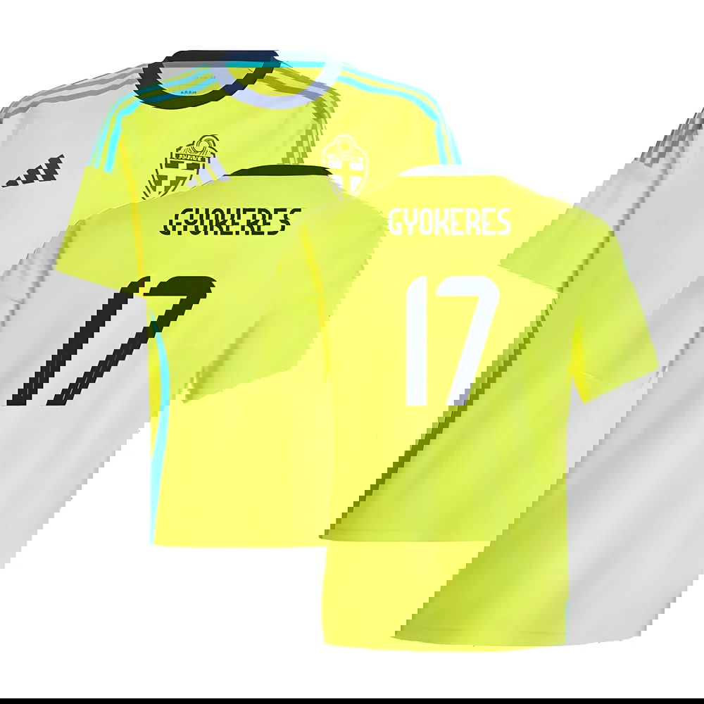 2024-2025 Sweden Home Fan Shirt (Kids) (GYOKERES 17)
