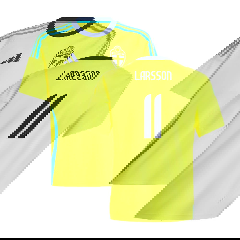 2024-2025 Sweden Home Fan Shirt (Kids) (LARSSON 11)