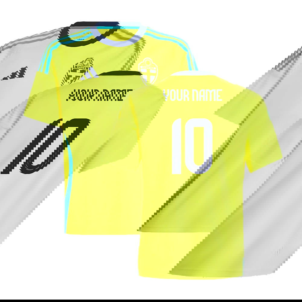 2024-2025 Sweden Home Fan Shirt (Kids) (Your Name)