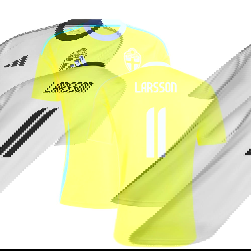 2024-2025 Sweden Home Fan Shirt (LARSSON 11)