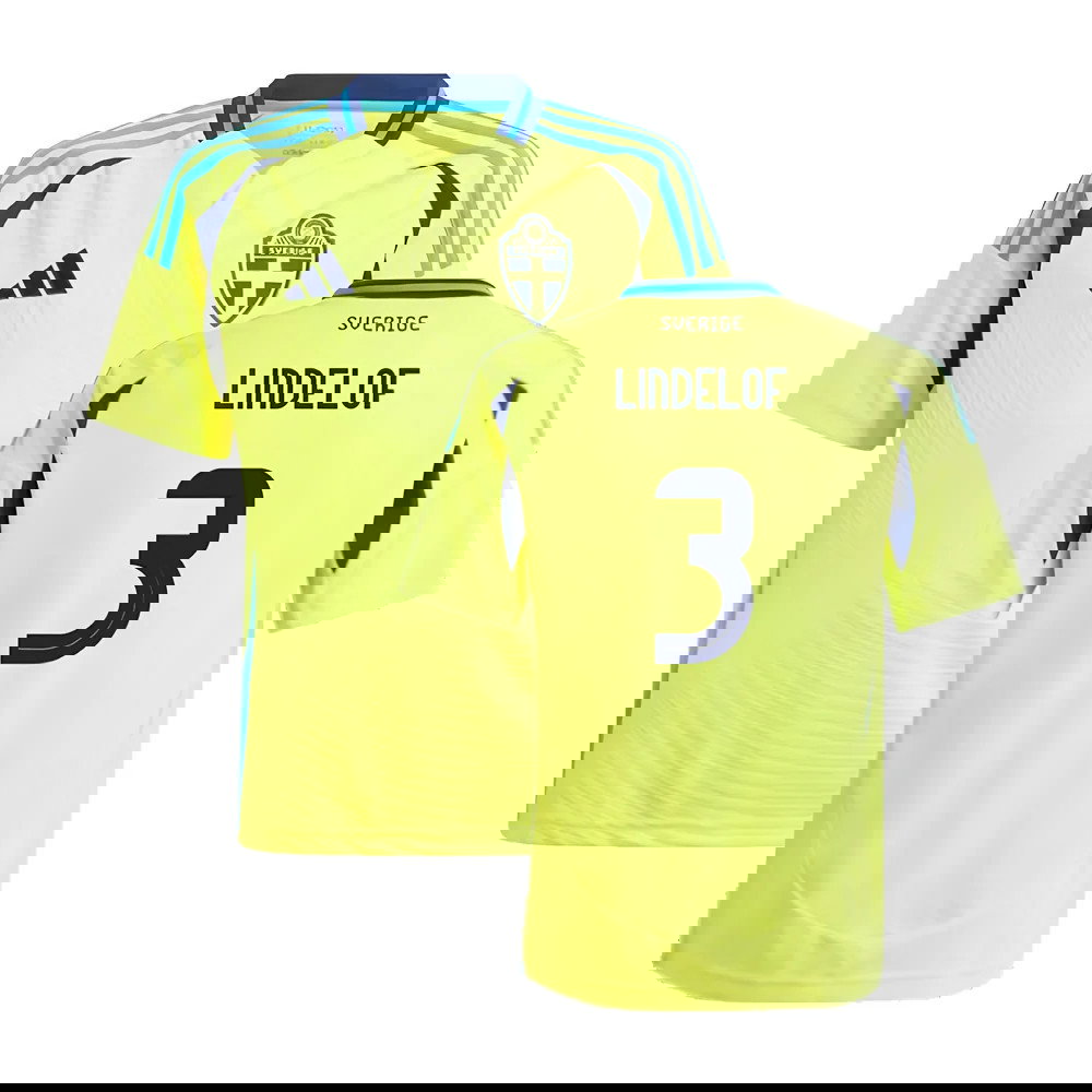 2024-2025 Sweden Home Shirt (Kids) (LINDELOF 3)