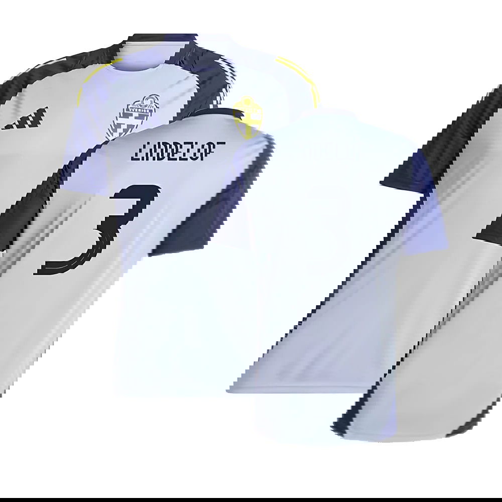 2024-2025 Sweden Training Jersey (Blue) (LINDELOF 3)