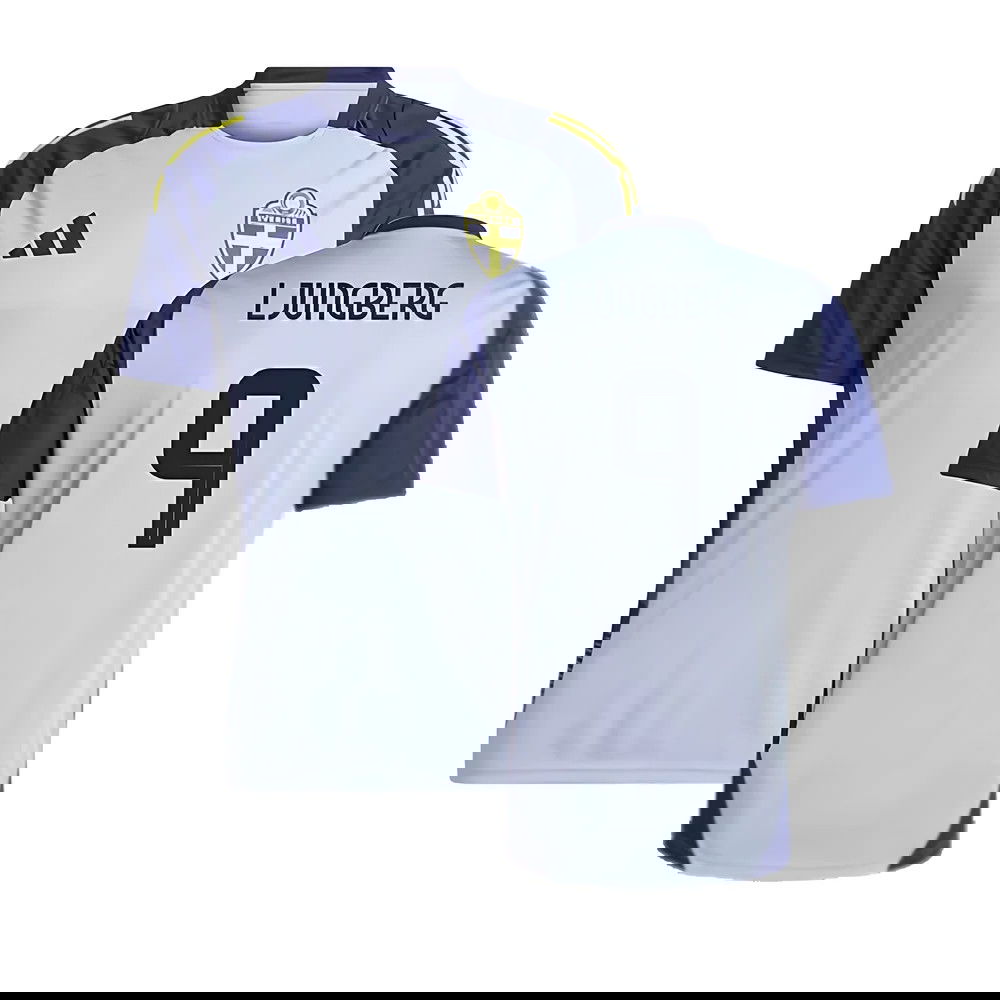 2024-2025 Sweden Training Jersey (Blue) (LJUNGBERG 9)