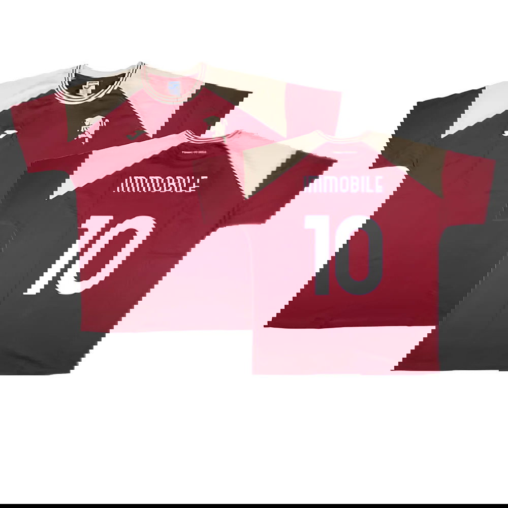 2024-2025 Torino Free Time T-Shirt (Burgundy) (Immobile 10)