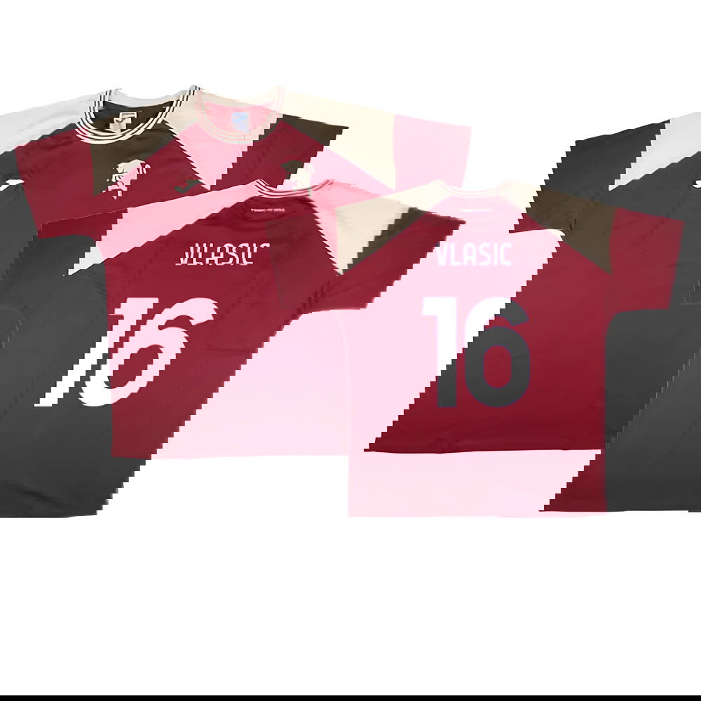 2024-2025 Torino Free Time T-Shirt (Burgundy) (Vlasic 16)