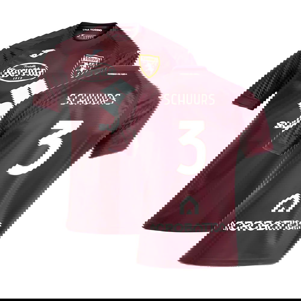 2024-2025 Torino Home Shirt (Schuurs 3)