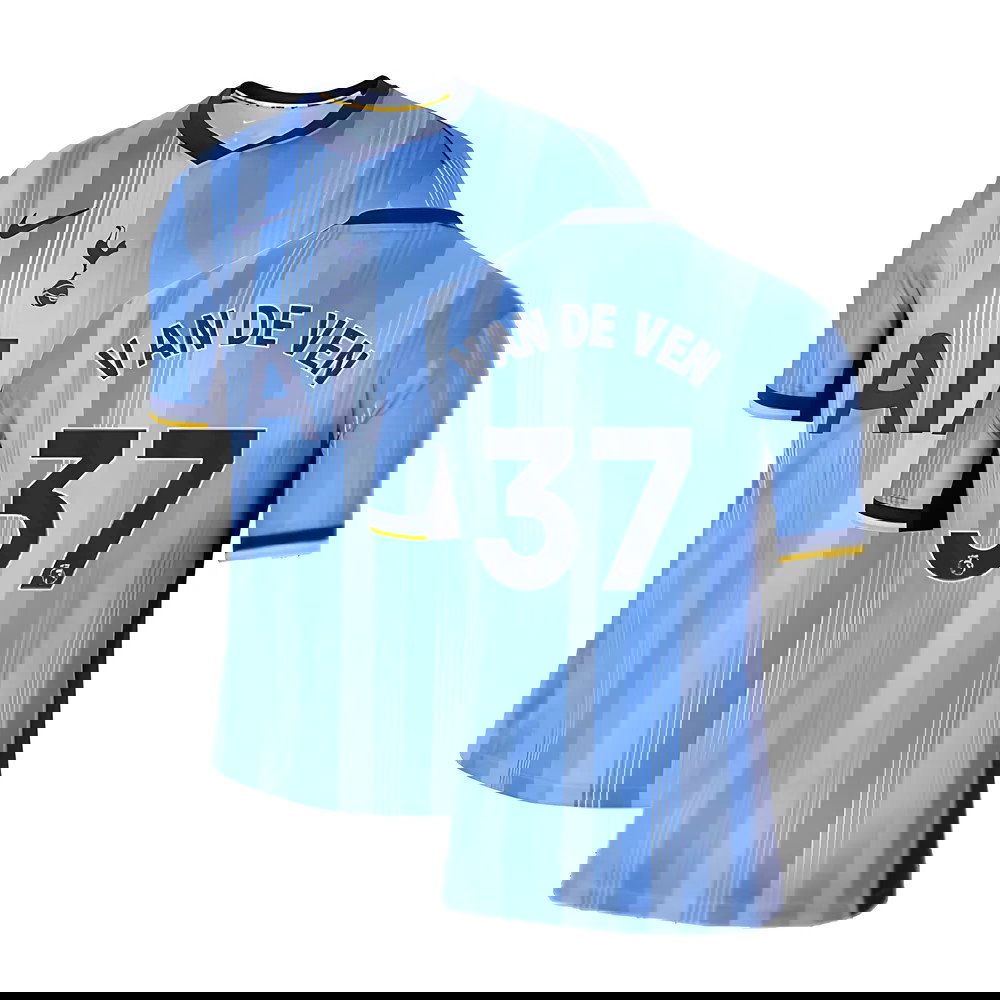 2024-2025 Tottenham Hotspur Away Shirt (Kids) (Van De Ven 37)