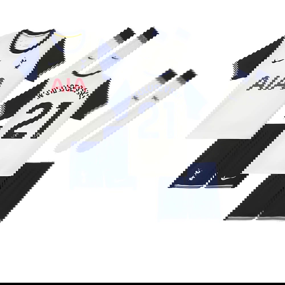 2024-2025 Tottenham Hotspur Home Mini Kit (Kulusevski 21)