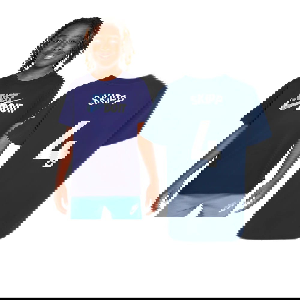 2024-2025 Tottenham Hotspur Just Do It T-Shirt (Navy) - Kids (Skipp 4)